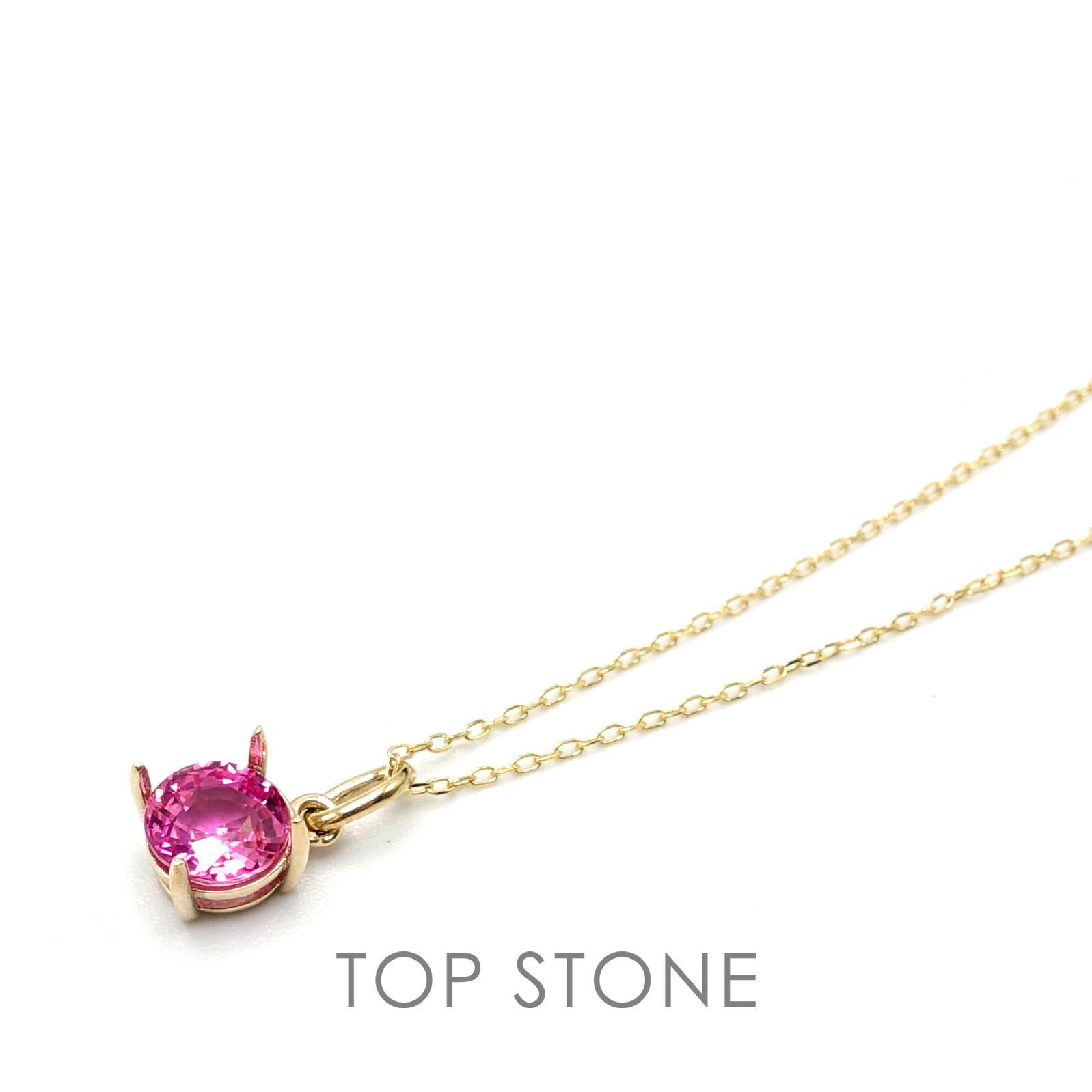 K18ペンダント用空枠 ラウンド爪留め つやあり 3 | 3.5 | 4 | 4.5 | 5