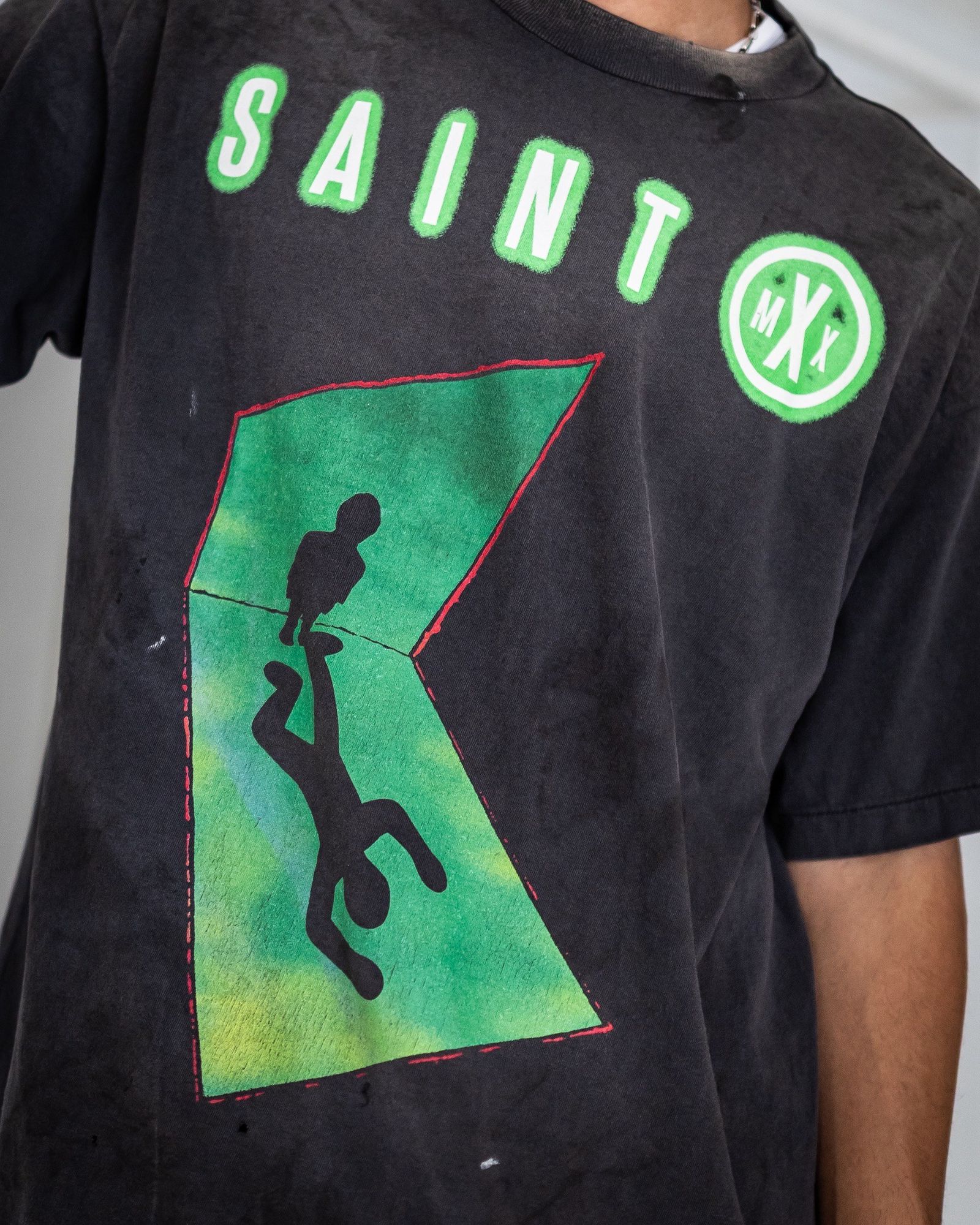SAINT M×××××× - セントマイケル Tシャツ SAINT X SS TEE(SM-HR1-0000