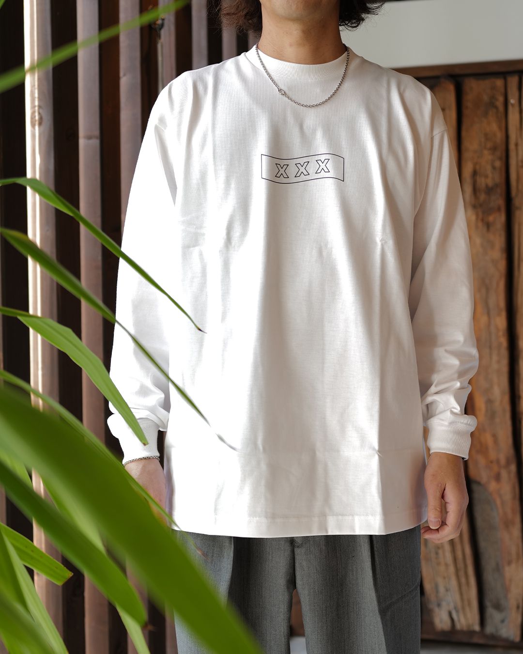 GOD SELECTION XXX - GX-A26-LT-03 LONG SLEEVE T-SHIRT WHITE | River