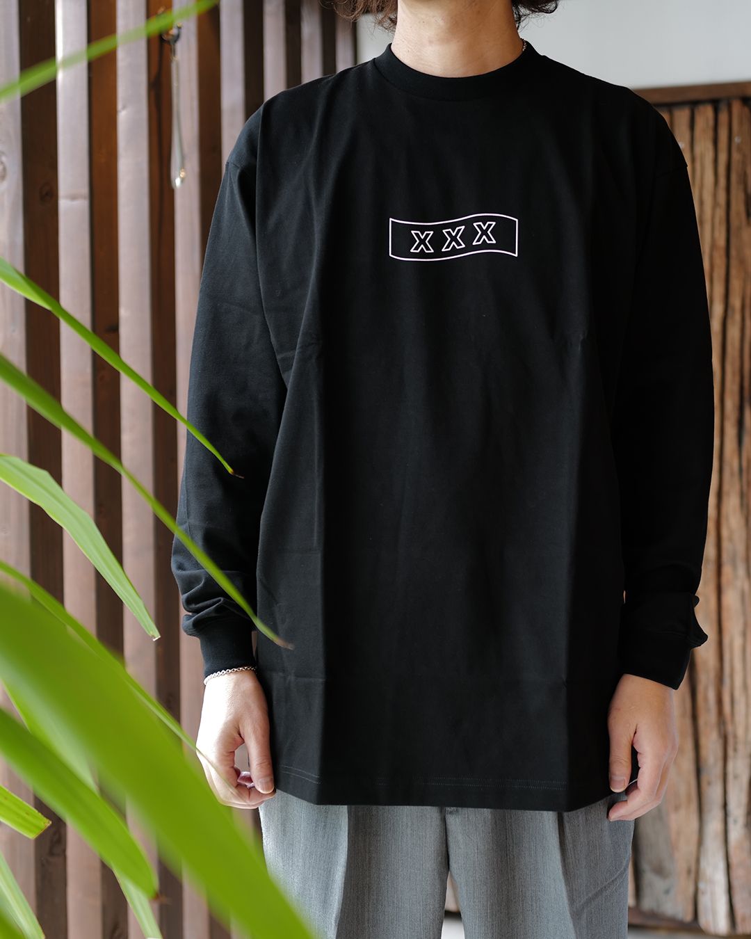 GOD SELECTION XXX - GX-A26-LT-03 LONG SLEEVE T-SHIRT BLACK | River