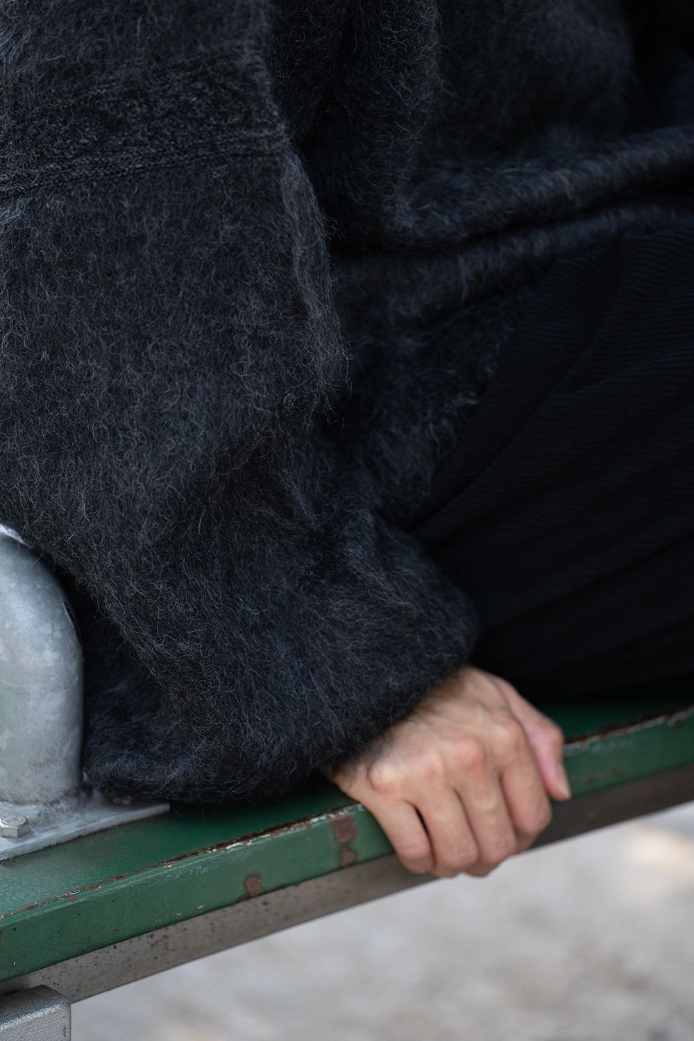 YASHIKI - 【ラスト1点】【24AW】Akane Mohair Knit(BLACK) | Salty