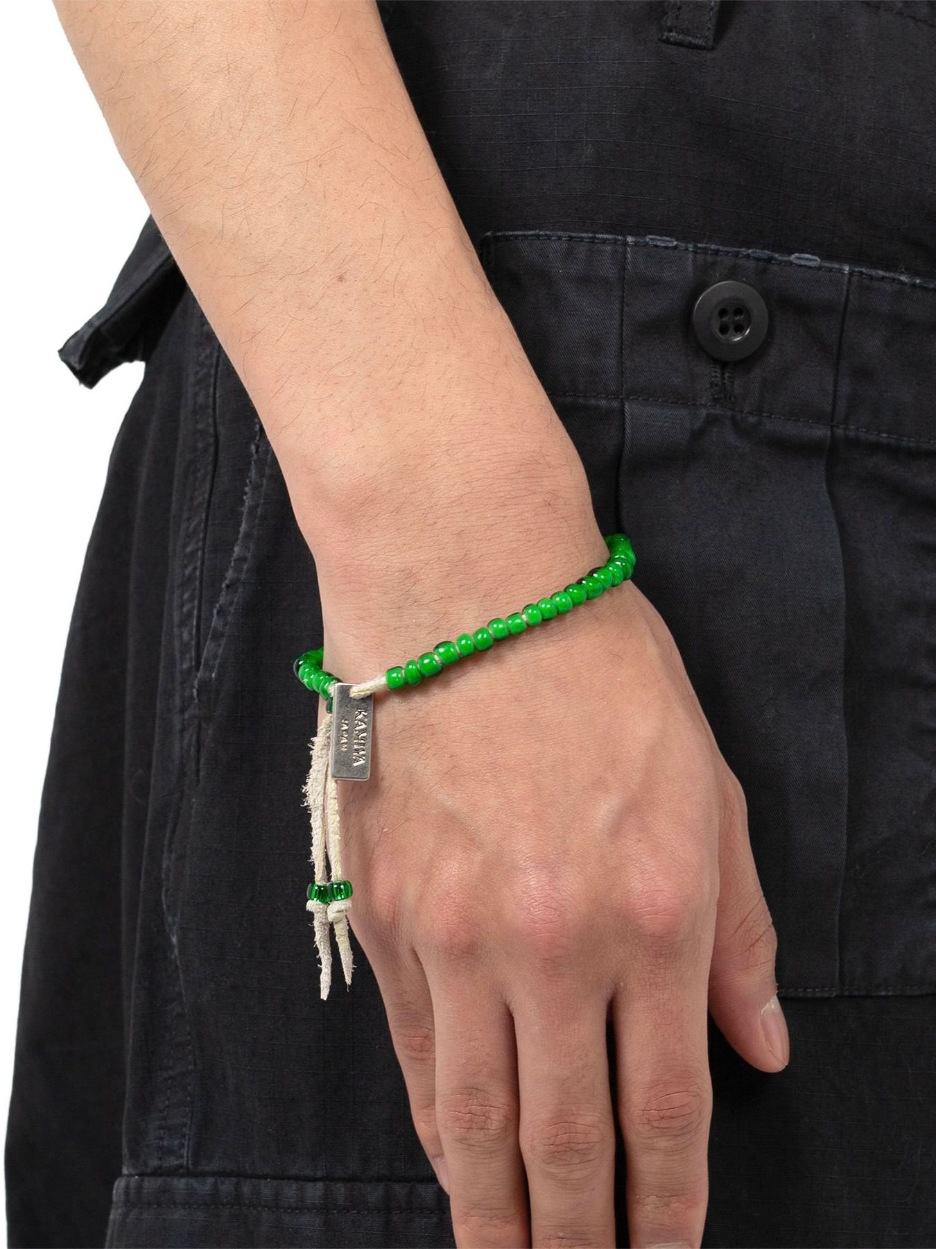 KAMIYA - 【25AW】グラス ビーズ ブレスレット / GLASS BEADED