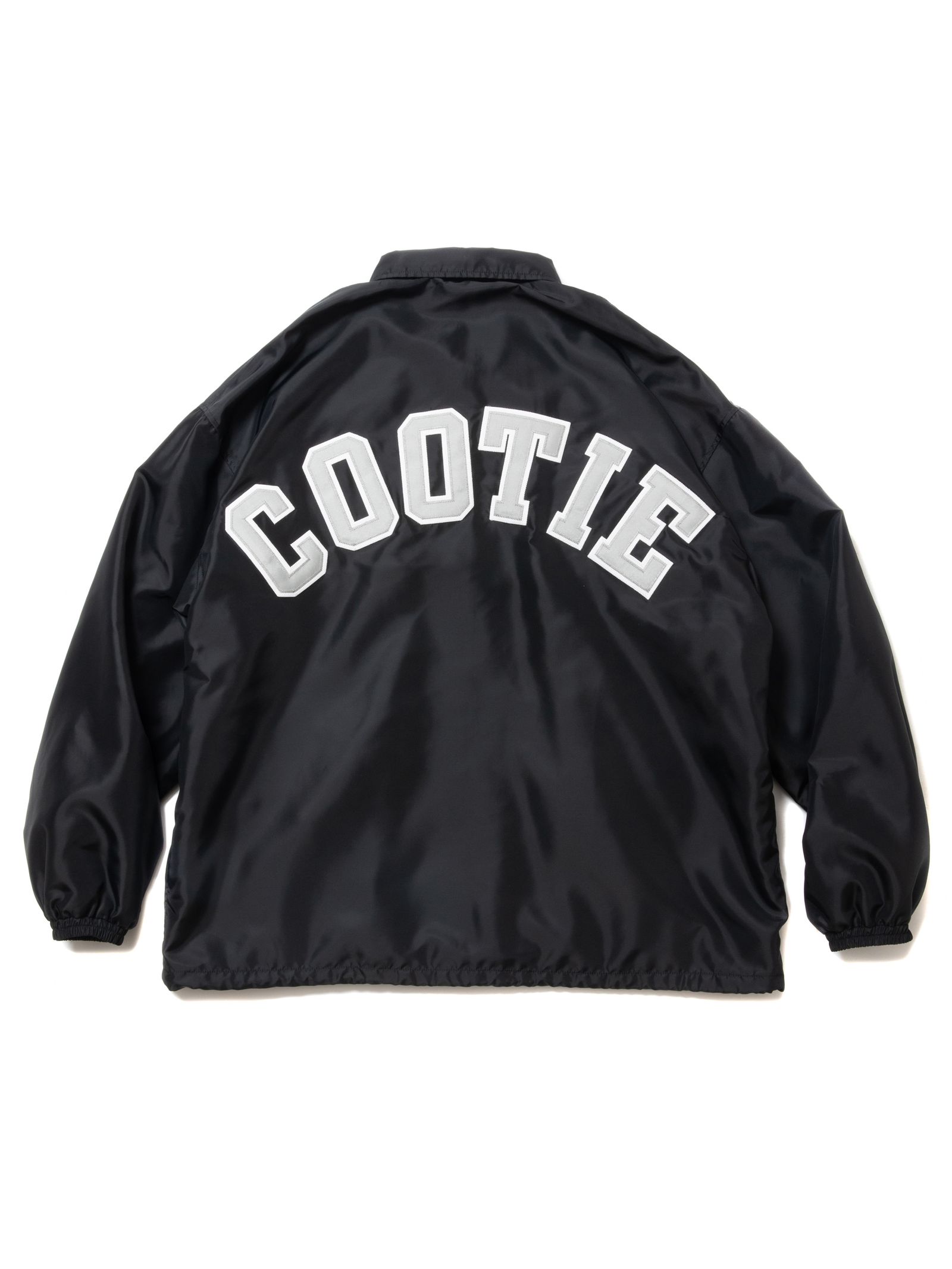 COOTIE PRODUCTIONS - Nylon Coach Jacket / BLACK / コーチジャケット