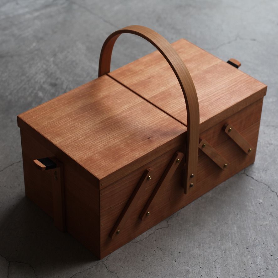 岡野達也 - 【残りわずか】ソーイングボックス_大(CHERRY) | ACRMTSM