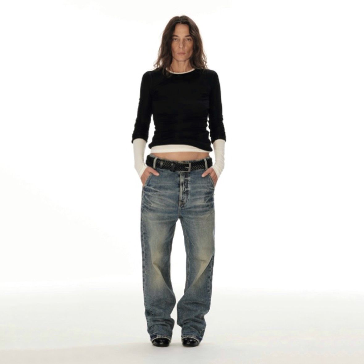 Fax Copy Express * - 【残りわずか】Vintage Washed Straight Cut