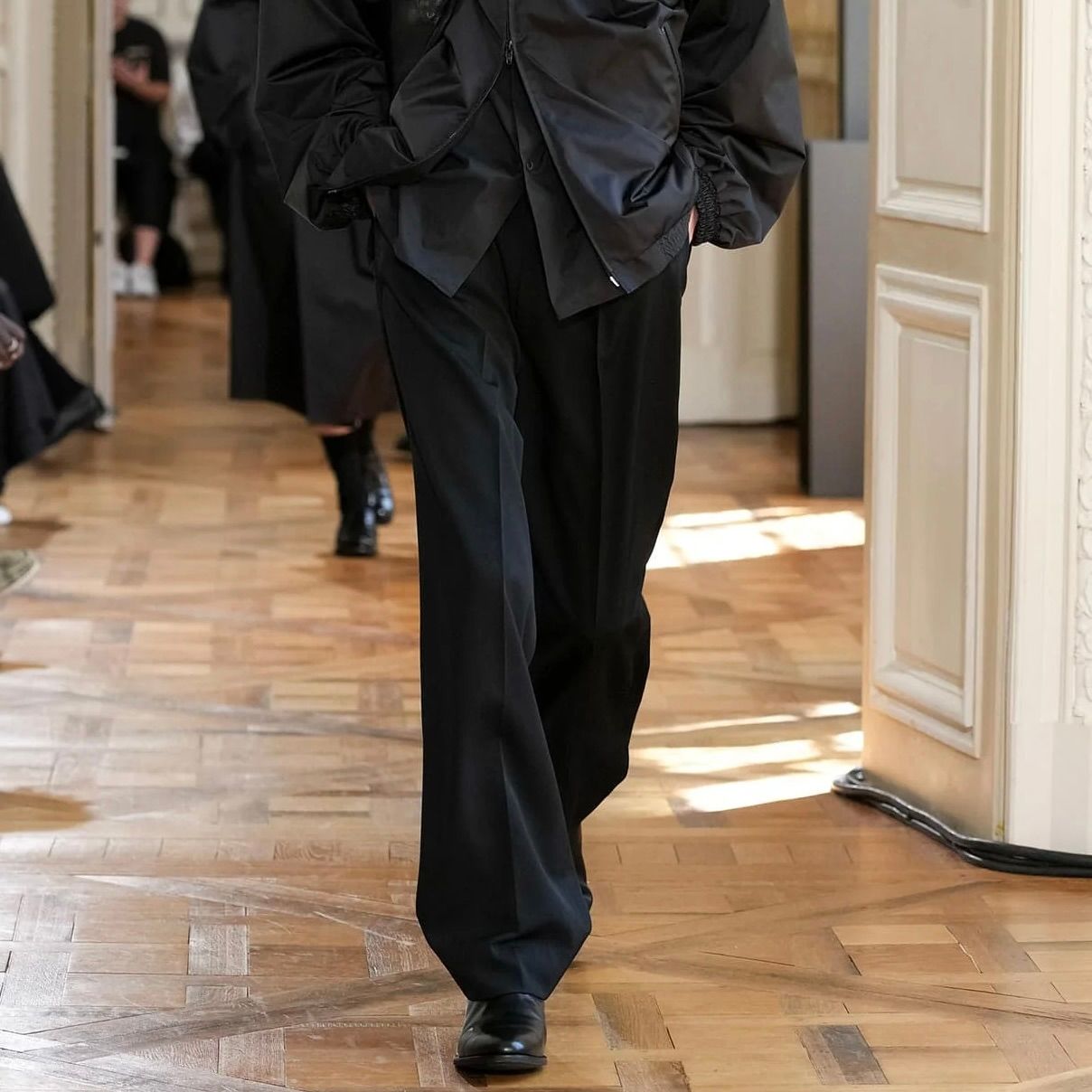 ssstein - 【残りわずか】Double Weave Cotton One Tuck Wide Pants