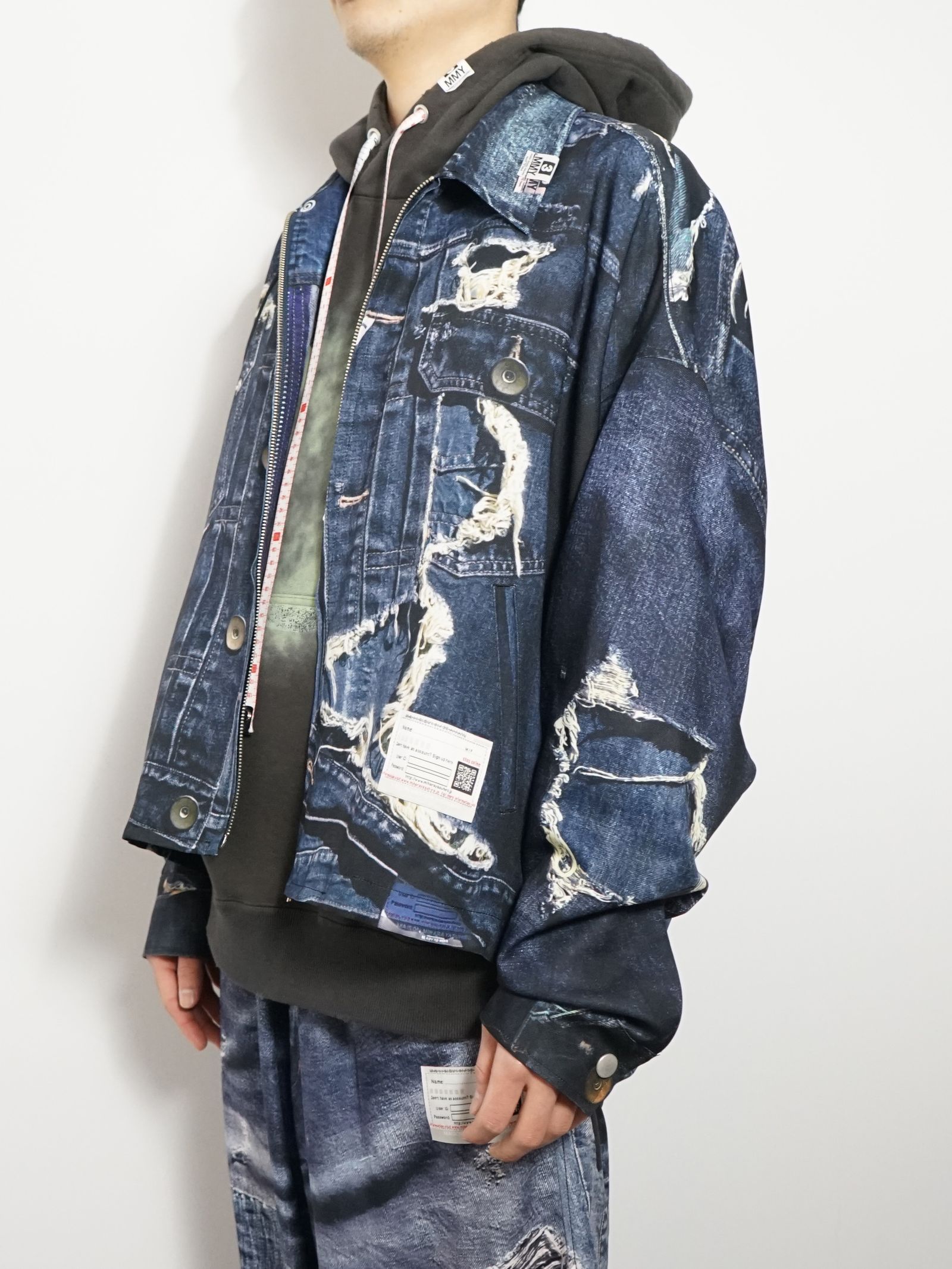 Maison MIHARA YASUHIRO - T.A.T.A コラボ転写デニム - TROMPE-L'OEIL