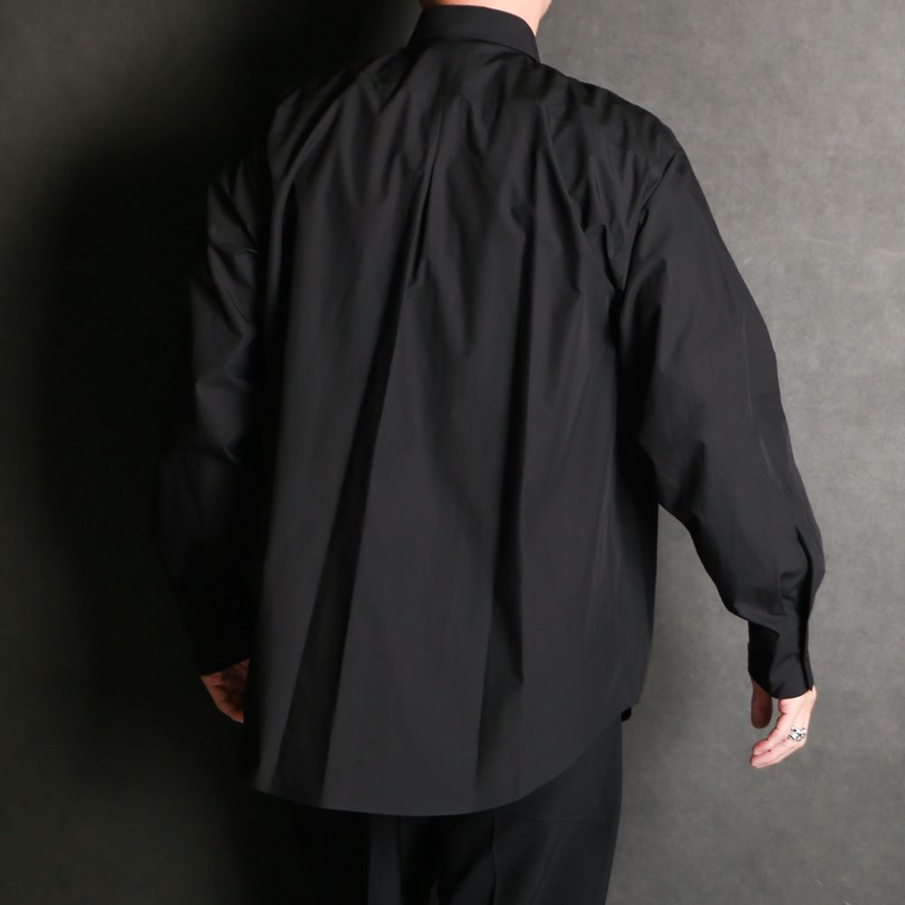 MARKAWARE - COMFORT FIT SHIRT - BLACK / オーガニックGIZA80/1タイプ