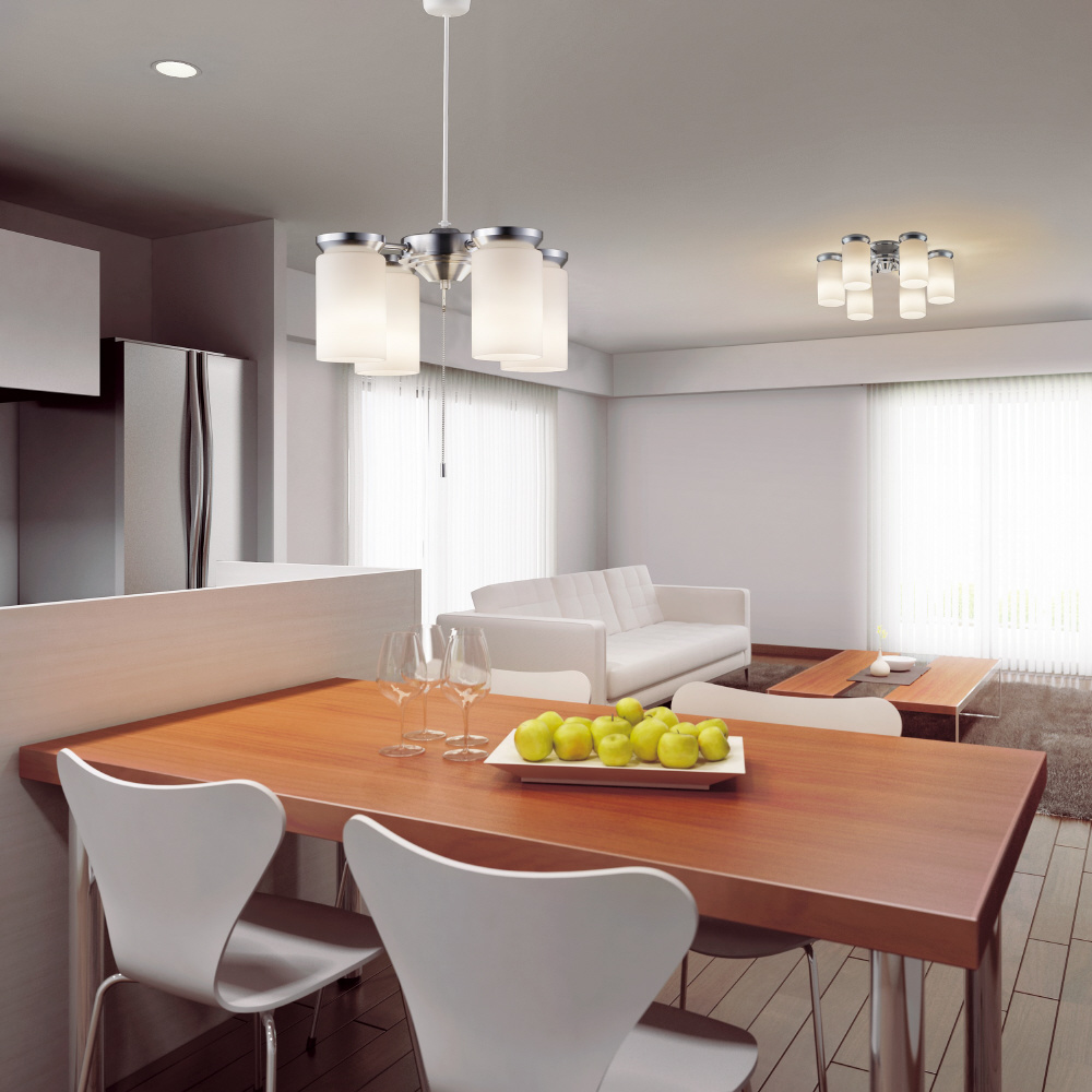 LEDシャンデリア シンプルモダンデザイン 6灯タイプ ［10畳］｜の通販