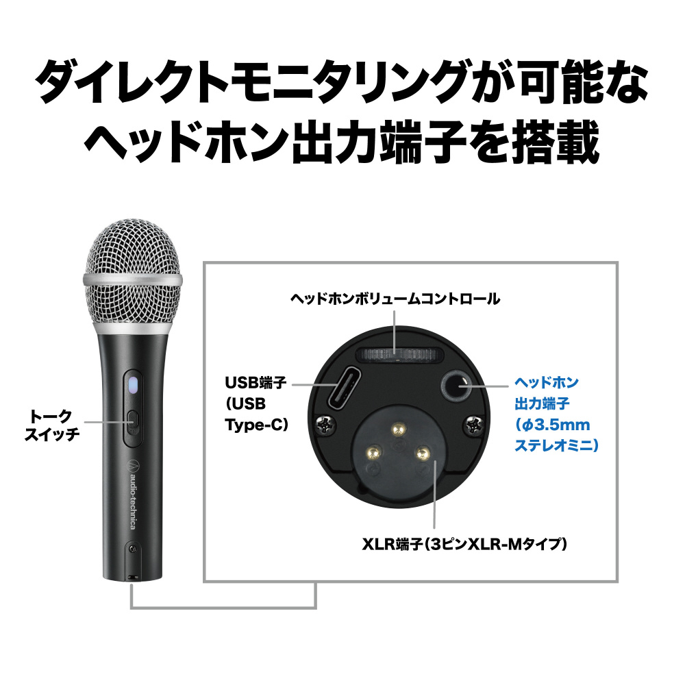 USB/XLRマイクロホン ATR2100x-USB(J) ［ハイレゾ対応］｜の通販は
