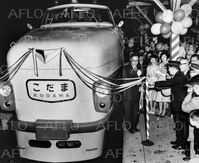 昭和レトロ　国鉄ポスター　ビジネス特急こだま号運転開始　昭和33年　当時物 20240809140719-