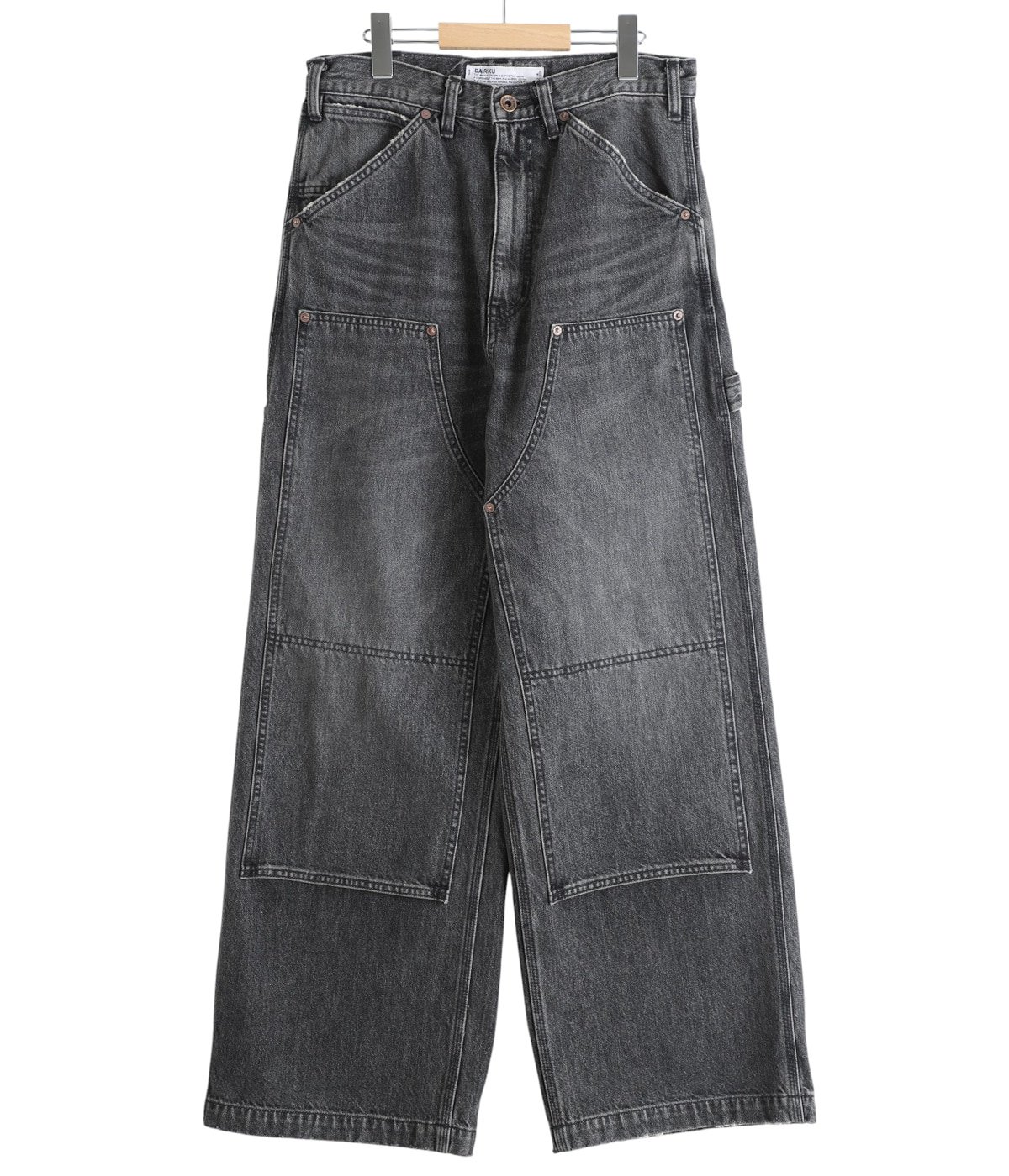 Vintage Washed Painter Denim Wide Pants | DAIRIKU(ダイリク