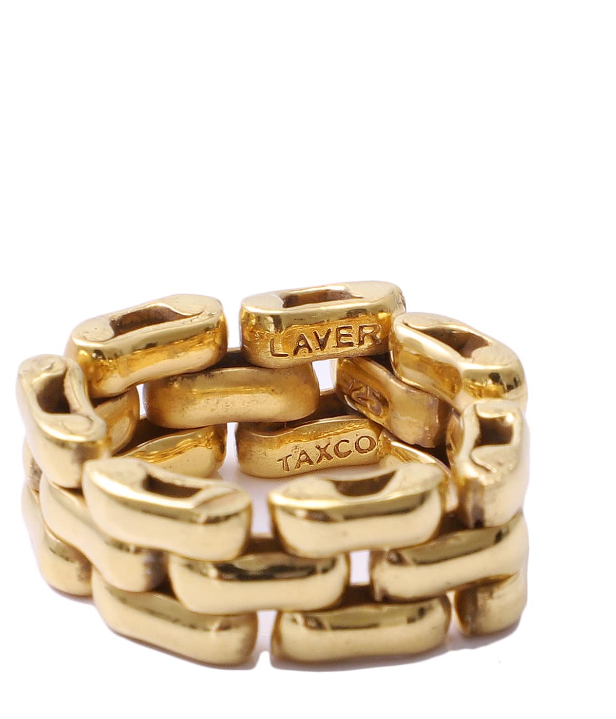 3 LINK RING - GOLD - | LAVER(ラバー) / アクセサリー リング (メンズ