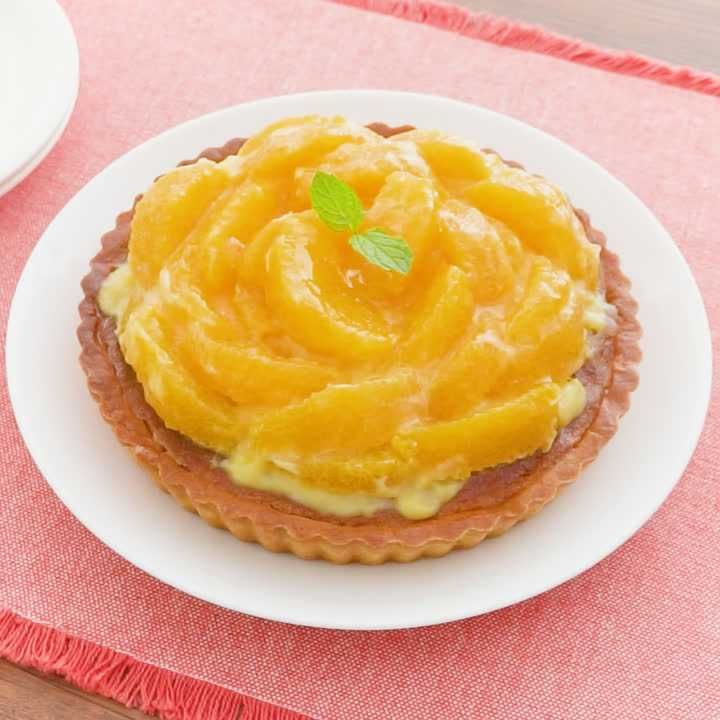 豪華な仕上がり♪ オレンジタルトのレシピ動画・作り方 | デリッシュ