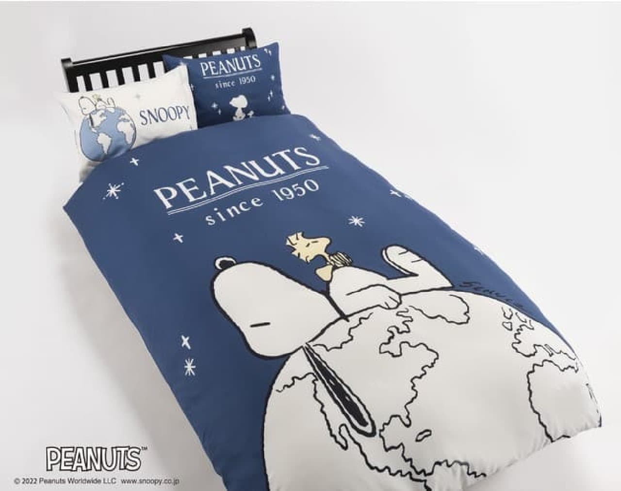 春夏「PEANUTS」寝具が西川から -- スヌーピー柄ふとんカバー・ピロー