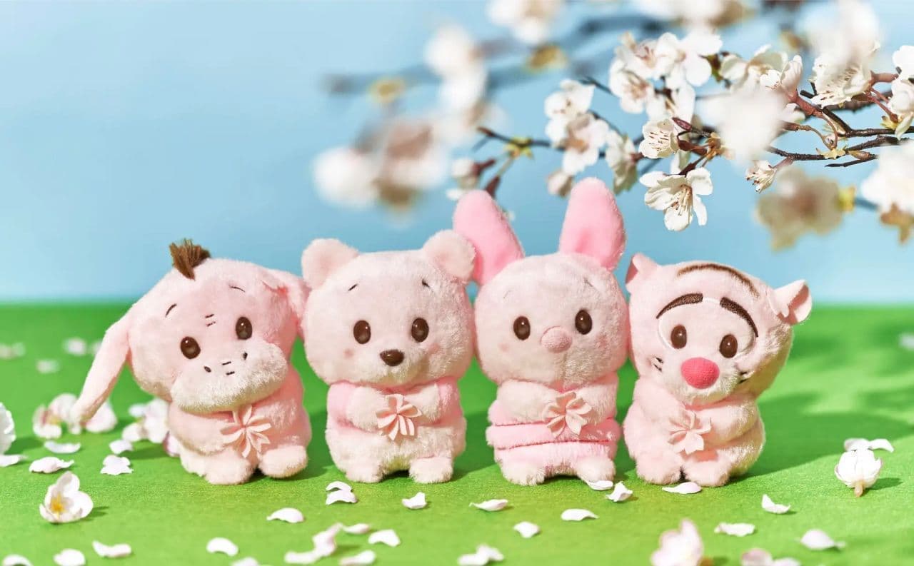 ディズニーストア 桜モチーフのアイテム！くすみカラーのプーさん