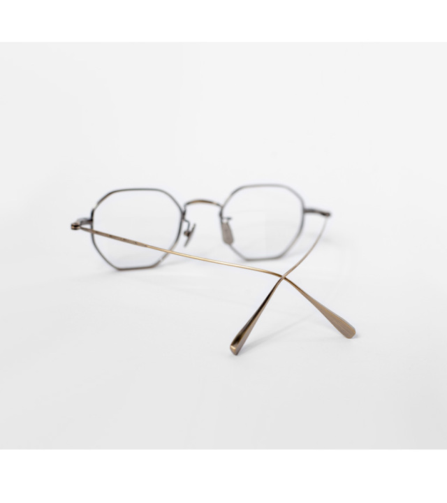 越前國甚六作 オクタゴンフレーム 多角形 チタン製 EZ-043日本製