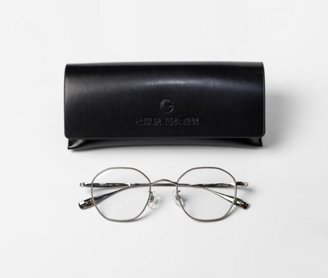 辻眼鏡 国松謹製 オクタゴンフレーム チタン 多角形 TJ-003 日本製