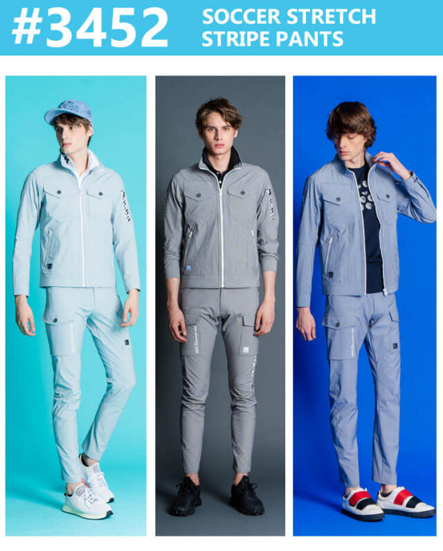 アイズフロンティア I'Z FRONTIER サッカーストレッチストライプパンツ