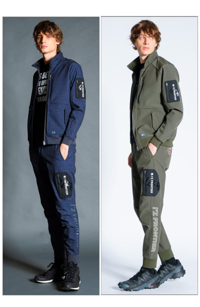 アイズフロンティア 9983 防風A.D.ストレッチジョガーパンツ｜防寒着