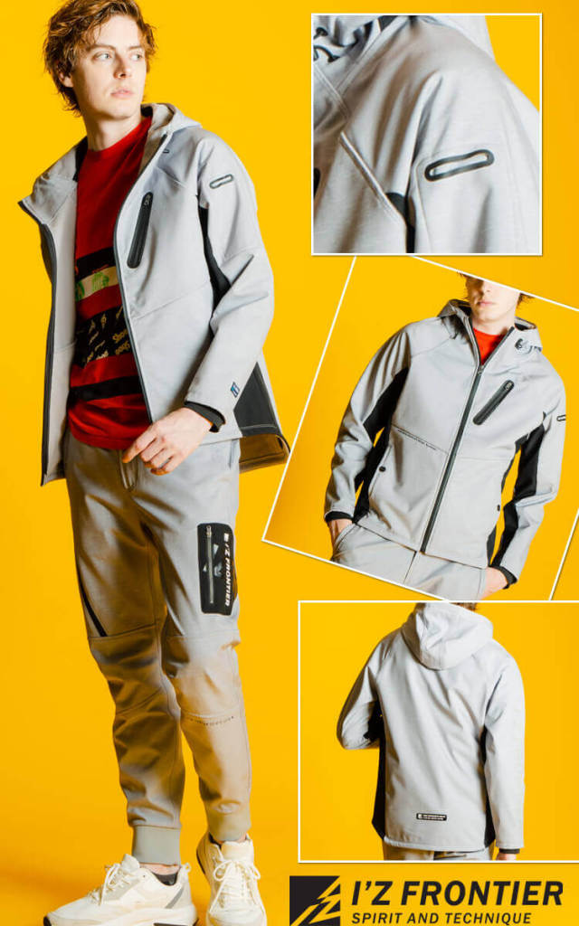アイズフロンティア I'Z FRONTIER 防風A.D.ストレッチワークパーカー
