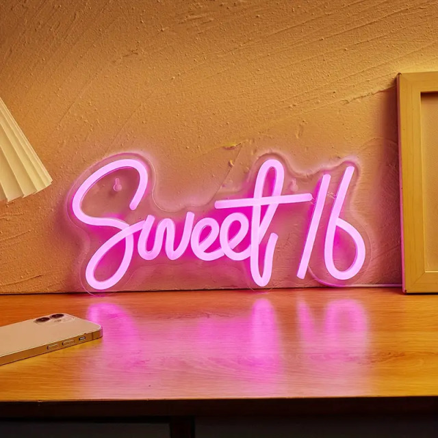 sweet sixteen sweet16 スウィートシックスティーン ネオンサイン LED