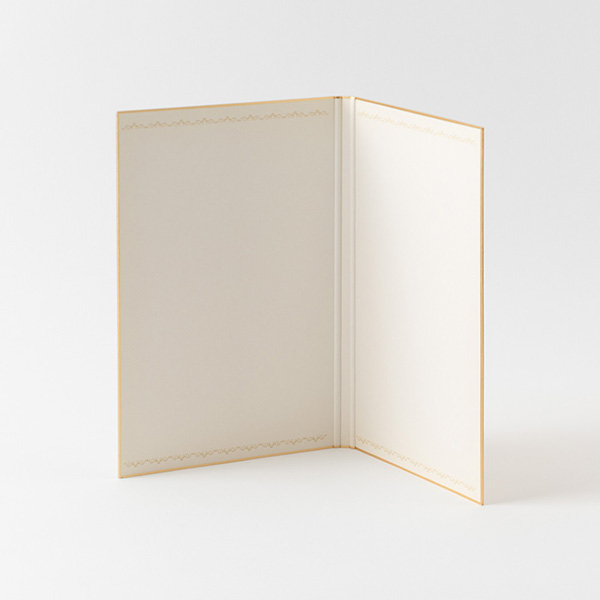 色紙｜カラー色紙＜A4＞ 寄せ書きシール30枚付 二つ折り 本型 水色