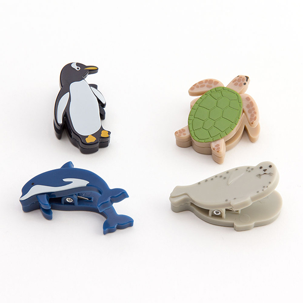 ミドリ】マグネットクリップ 水族館柄(43328006)