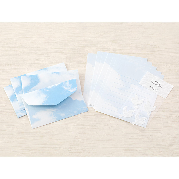 ミニレターセット 空色ノキモチ(91802608)｜ミドリオンラインストア