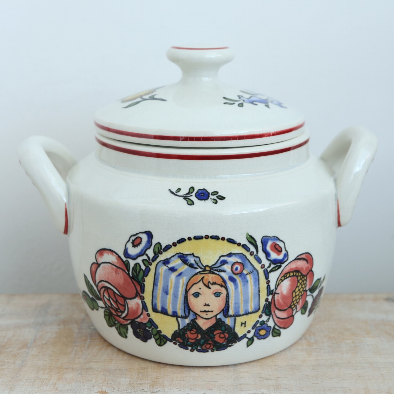 アンシ アンティーク シュガーポット Hansi Annales フランス