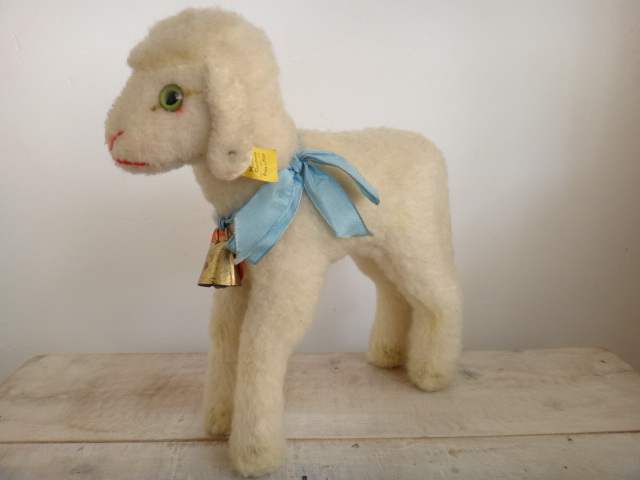 アンティーク シュタイフ ヒツジ Steiff Lamby 22cmサイズ