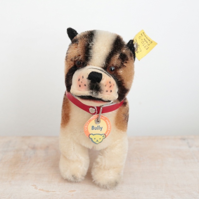 アンティーク シュタイフ ブルドッグ Steiff Bully 10cm
