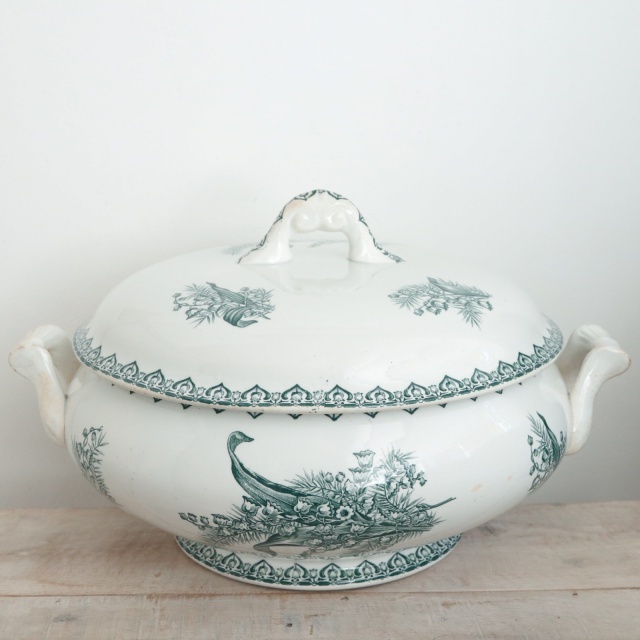 アンティーク スーピエール レギュミエ スズラン フランス サンタマン