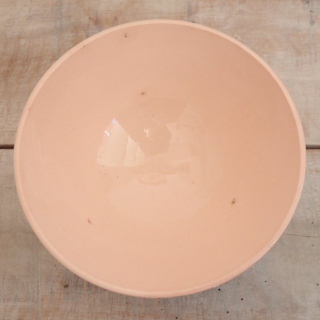 アンティーク カフェオレボウル サーモンピンク フランス ディゴワン