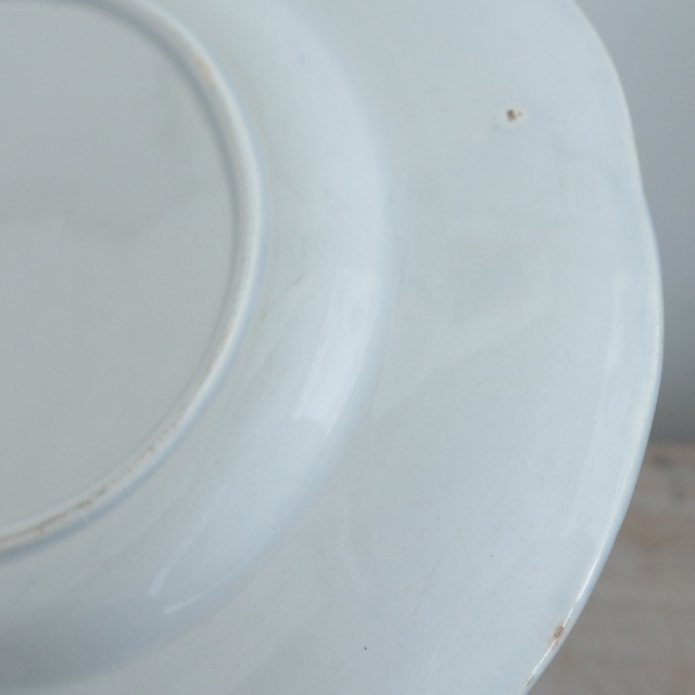 アンティークプレート オーバル皿 スズラン FLORA MUGUET フランス