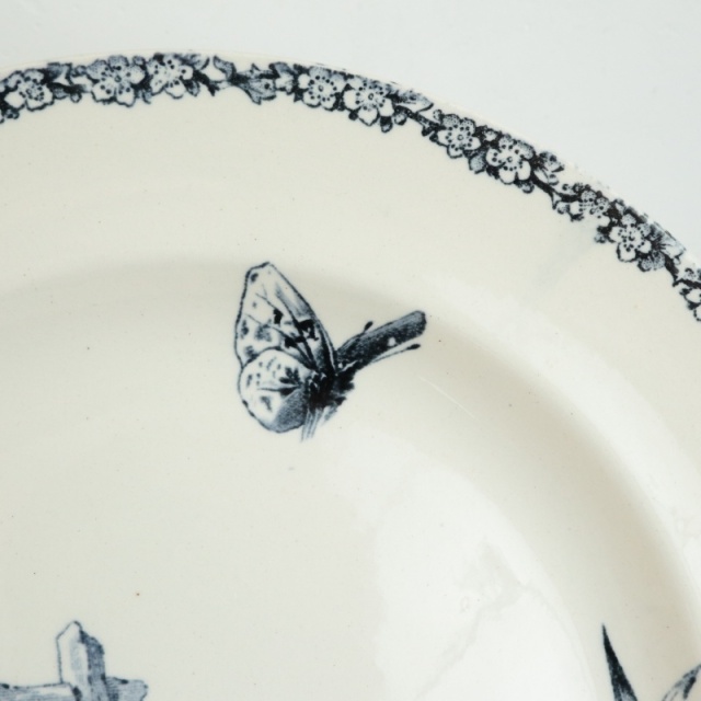 アンティーク プレート 皿 フランス製 エミールブルジョワ E.BOURGEOIS