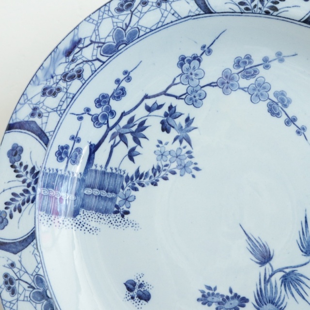 アンティーク コンポティエ ジャポン 脚付き皿 JAPON フランス