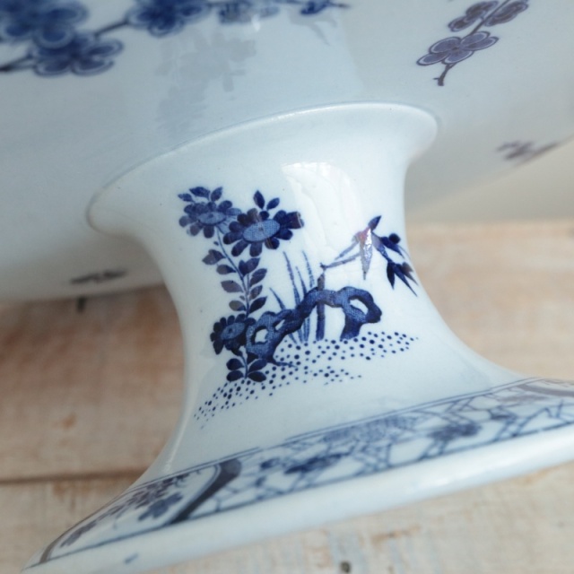 アンティーク コンポティエ ジャポン 脚付き皿 JAPON フランス