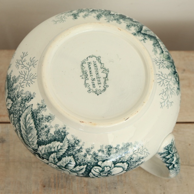 アンティーク ピシェ JARDINIERE フランス サンタマン製 SAINT AMAND