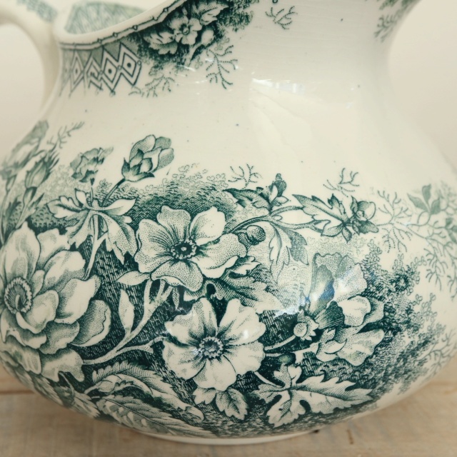 アンティーク ピシェ JARDINIERE フランス サンタマン製 SAINT AMAND