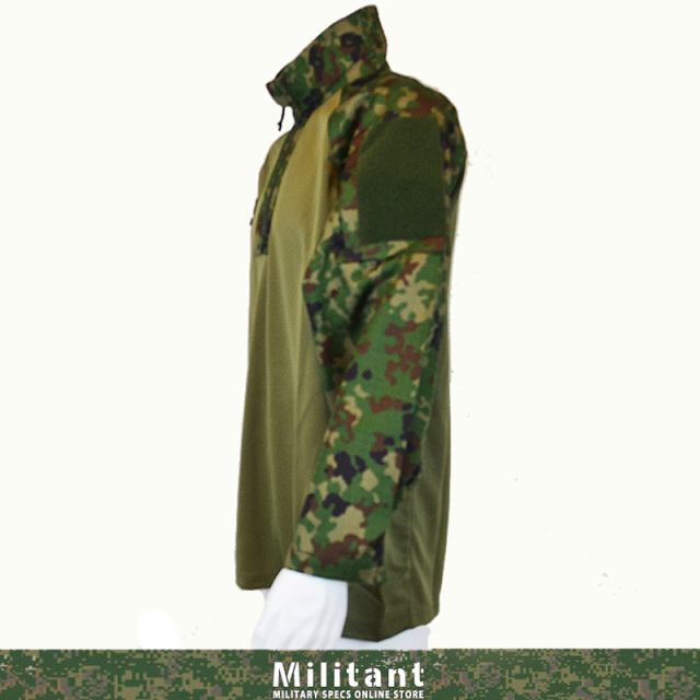 コンバットシャツ-III VCリップストップ 陸自迷彩 （袖リップ難燃生地