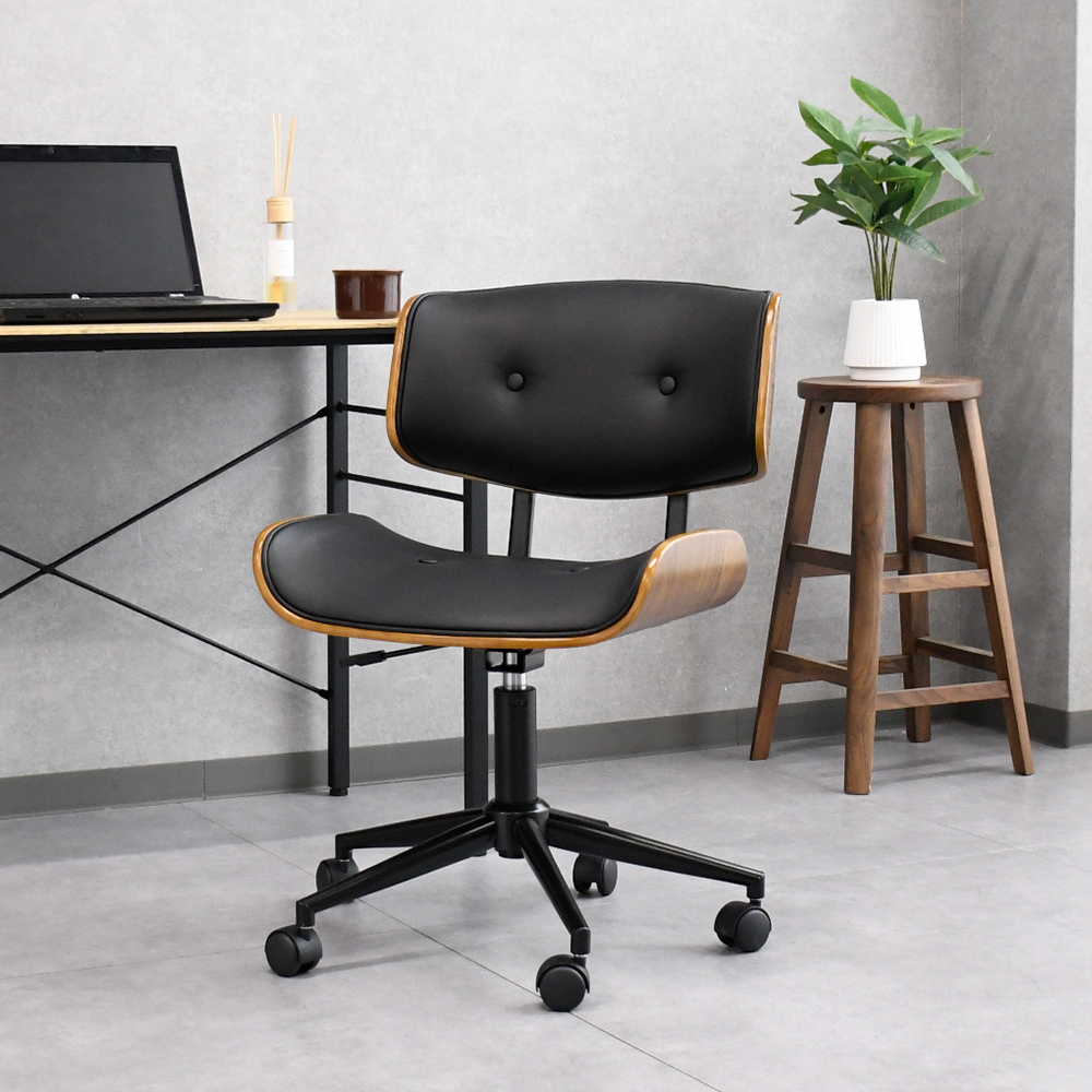 北欧デザイン回転昇降キャスター付きオフィスチェア mobler