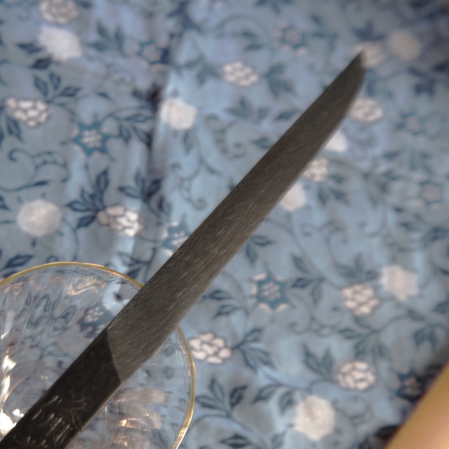 受注生産！ 御守り刀ペーパーナイフ 銘切りカスタム