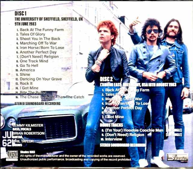 Motorhead モーターヘッド/England,UK 1983 & more