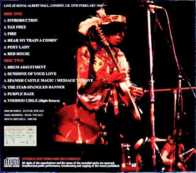 Jimi Hendrix ジミ・ヘンドリックス/London,UK 2.18.1969 Soundboard