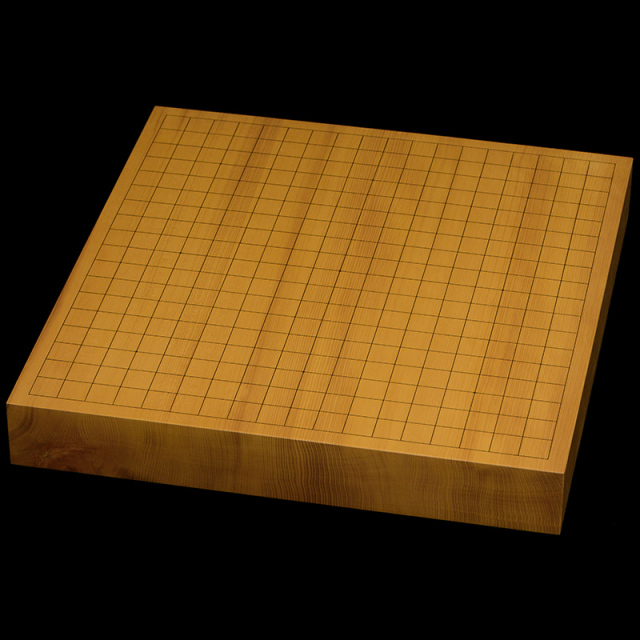 本榧卓上碁盤 1寸9分（一枚板・天柾） gb10200 | 前川榧碁盤店