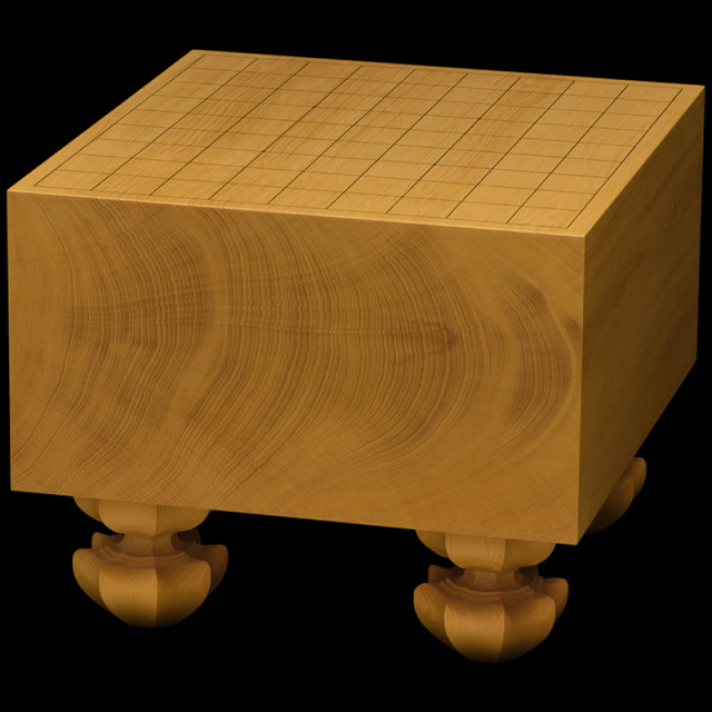 本榧足付将棋盤 6寸（天地柾） sa60035 | 前川榧碁盤店
