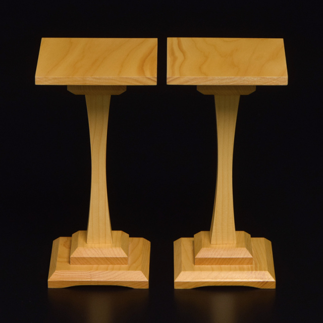 本榧一本脚駒台 5寸盤用 | 前川榧碁盤店