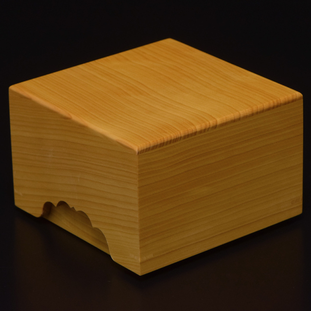 本榧一本脚駒台 4寸盤用 | 前川榧碁盤店