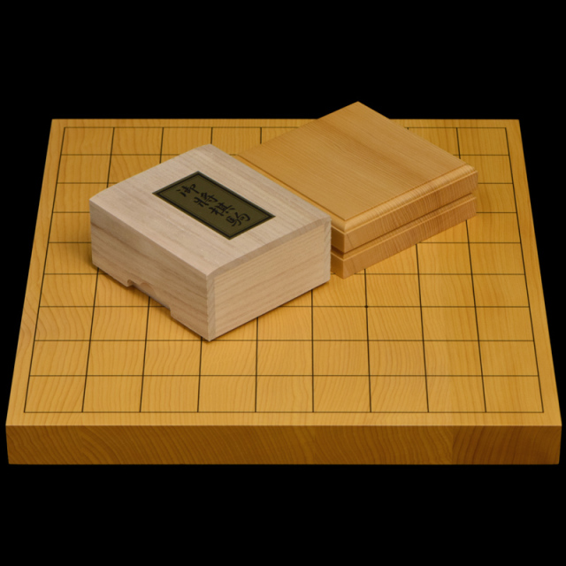 本榧将棋セット 販売・通販【前川榧碁盤店】